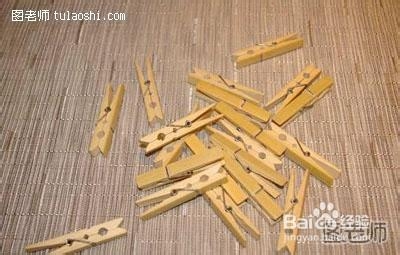 分享如何diy竹夹子家居饰品