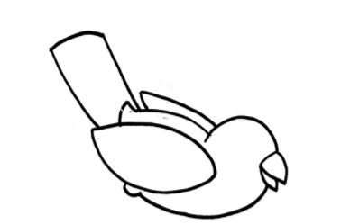 怎么画QQ红包鸟