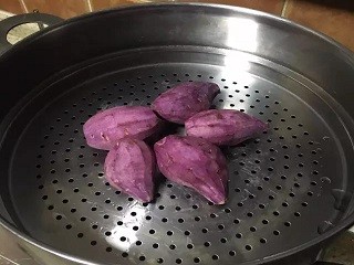 甜心坚果紫薯糕怎么做？