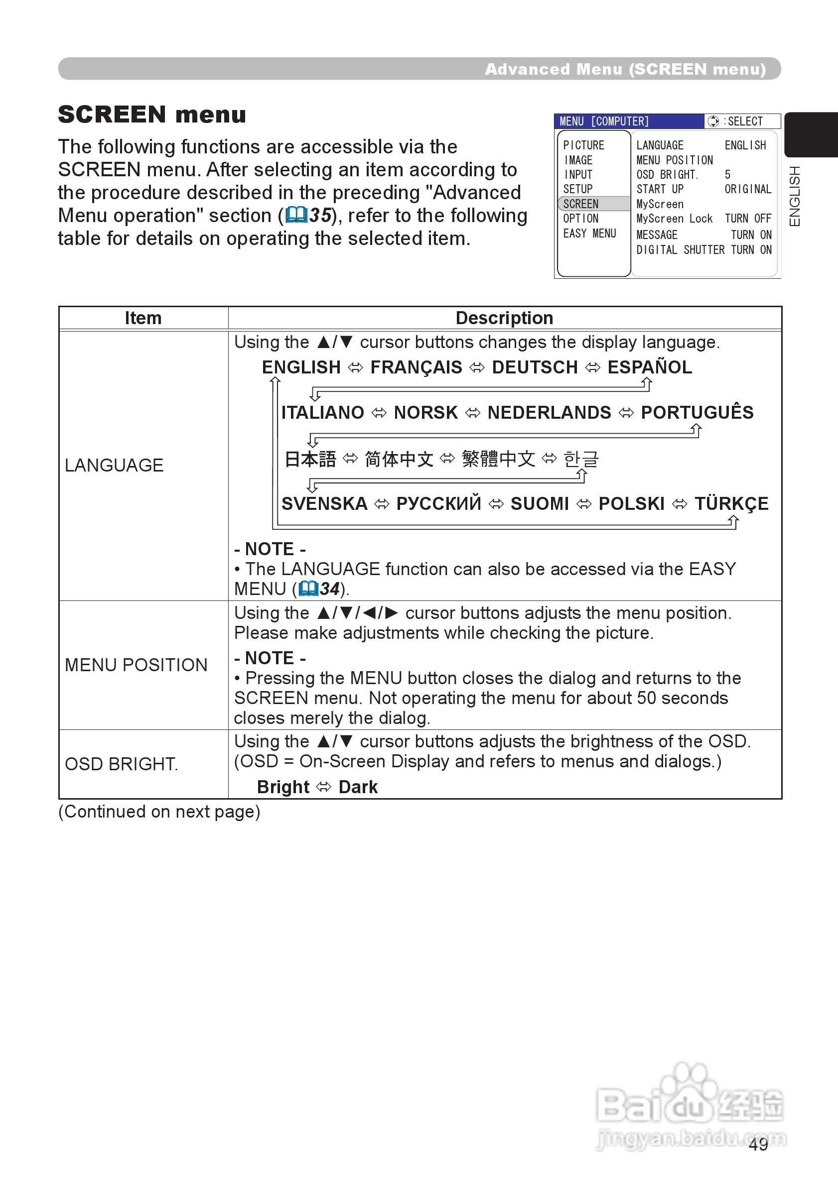 日立 HDPJ52投影机说明书:[5]