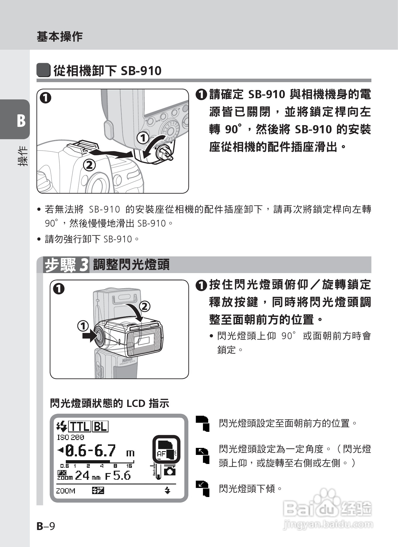 尼康 SB-910数码相机说明书:[3]