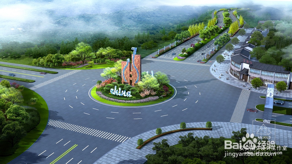 道路绿化效果图设计时需要注意哪些事项