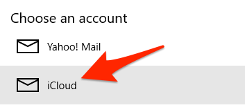 如何在windows10设置iCloud.com电子邮件