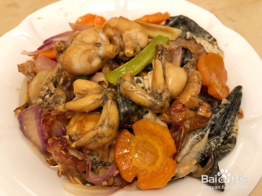 怎么做烤箱版蒜香田鸡?