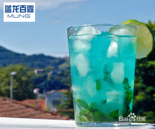 如何调出一杯蓝色mojito-百度经验