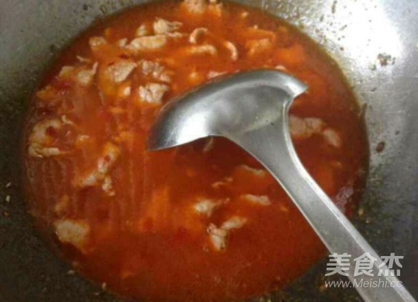 酸汤豆花肉片