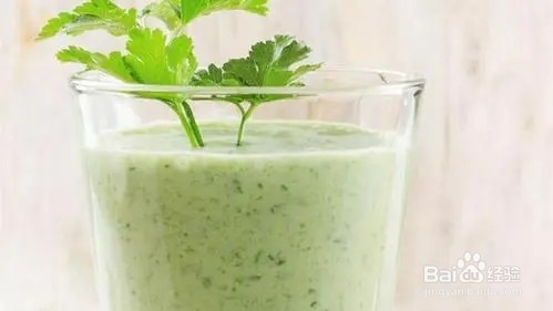 香菜香蕉奶昔