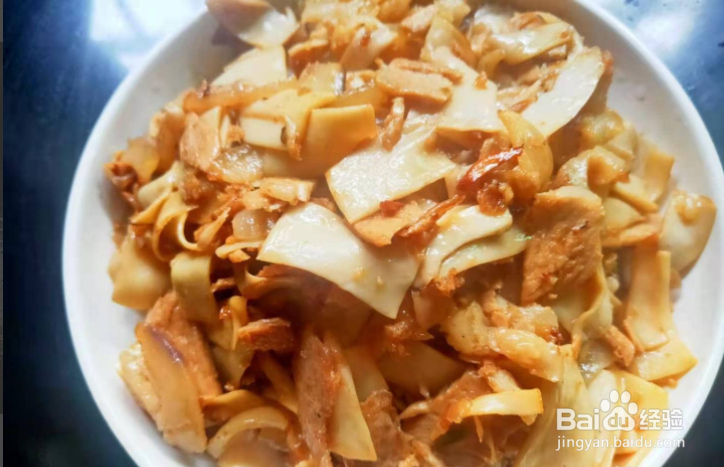 杏鲍菇炒肉片的做法