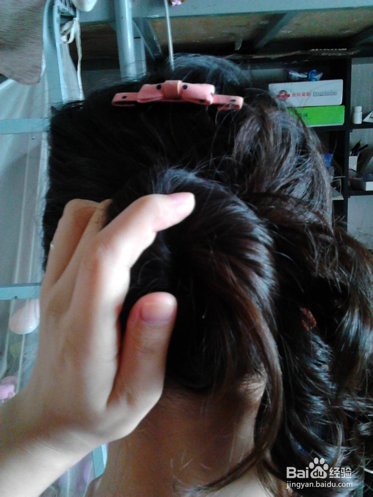 簪子盘头发的方法图解