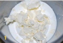 有花纹的日式轻乳酪蛋糕