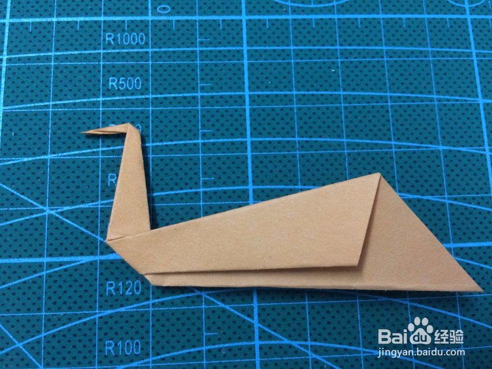 鸭子纸张怎么折（3）