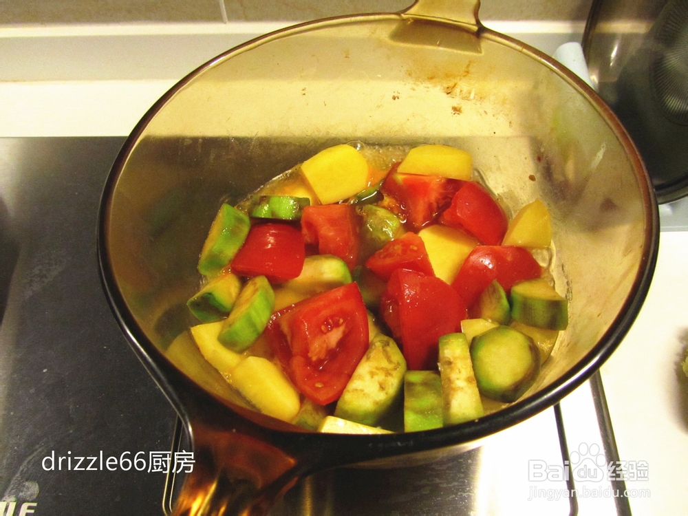 番茄素烩盖浇饭