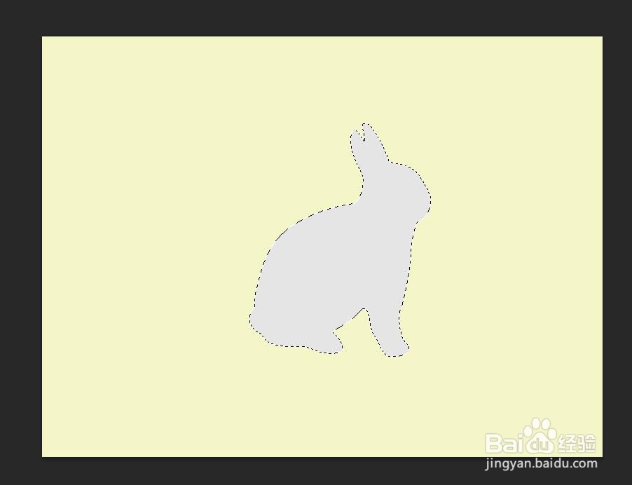 ps里怎么选中图形