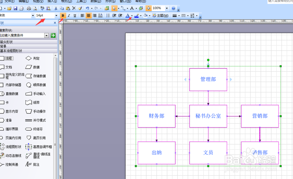 让Visio2007自动排放形状改怎么操作
