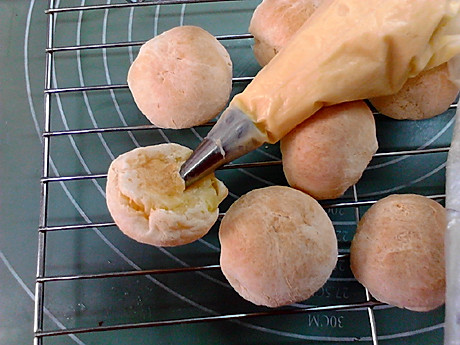 卡仕达爆浆麻糬