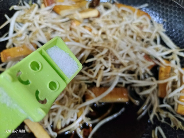 春韭豆芽炒豆干