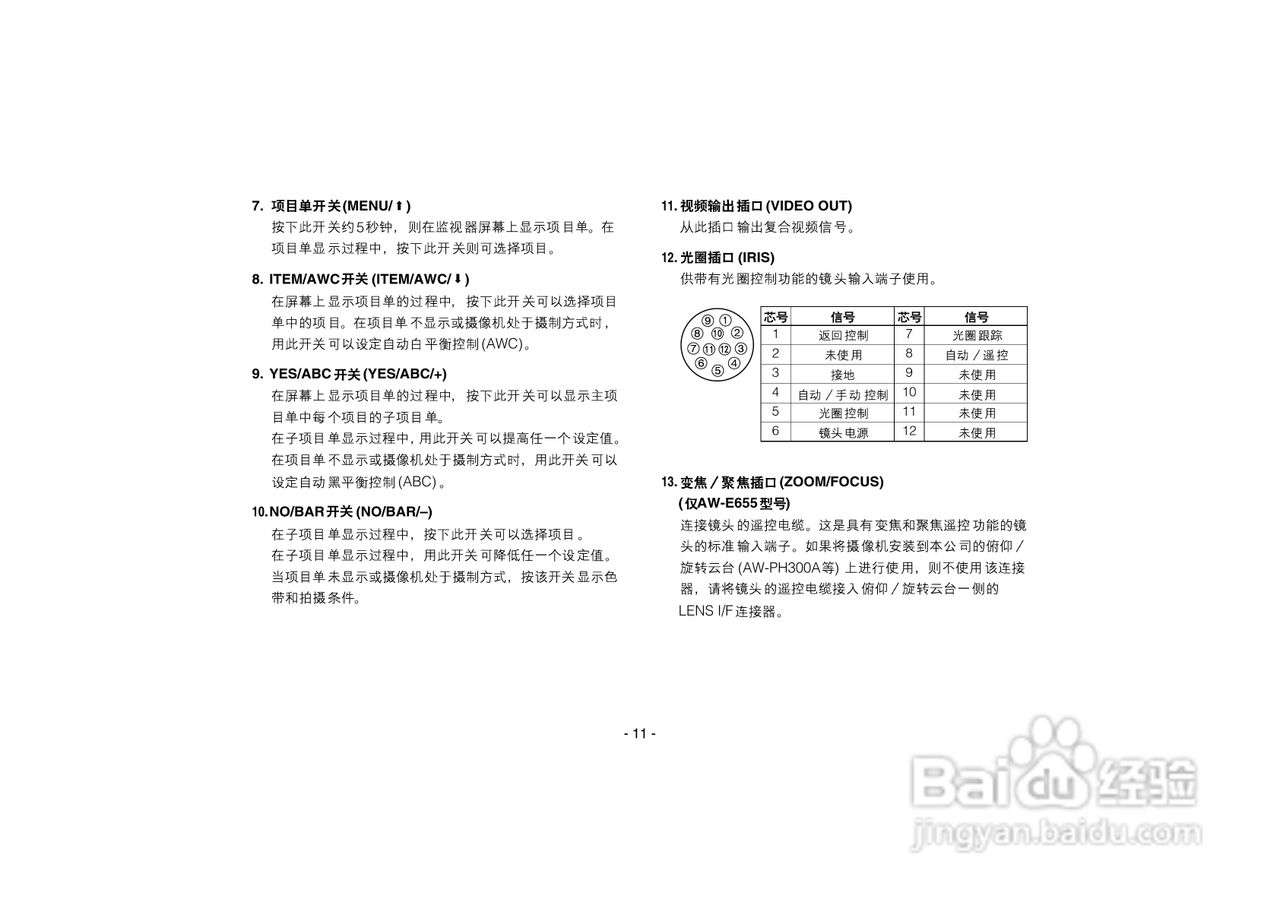 松下AW-E350数码摄像机说明书:[2]