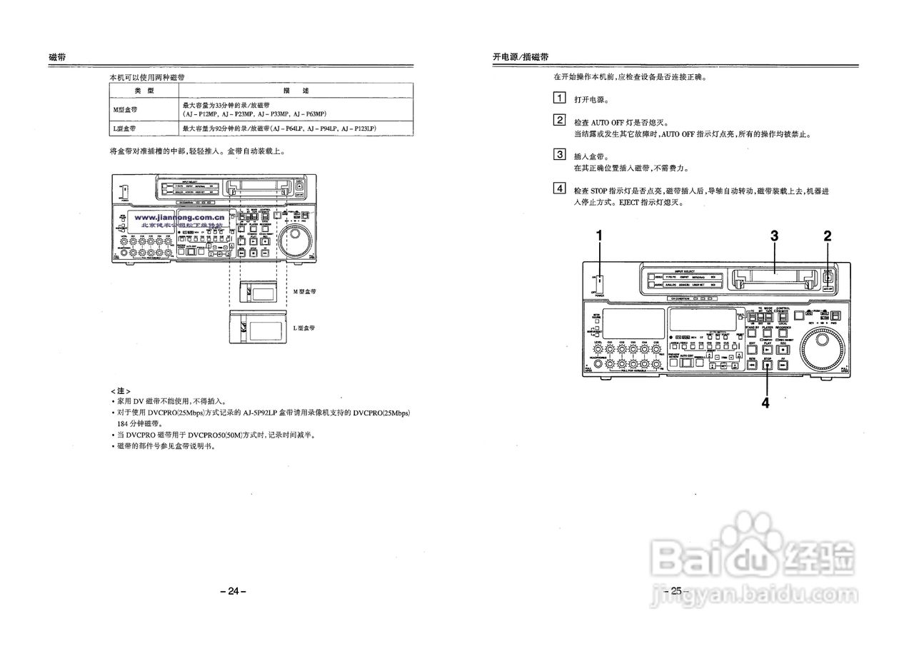 松下AJ-D950MC数码摄像机说明书:[2]