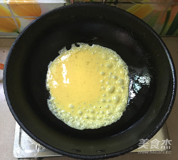 肉松蛋包饭的做法