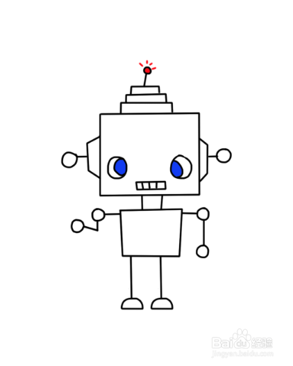 机器人简笔画(2)