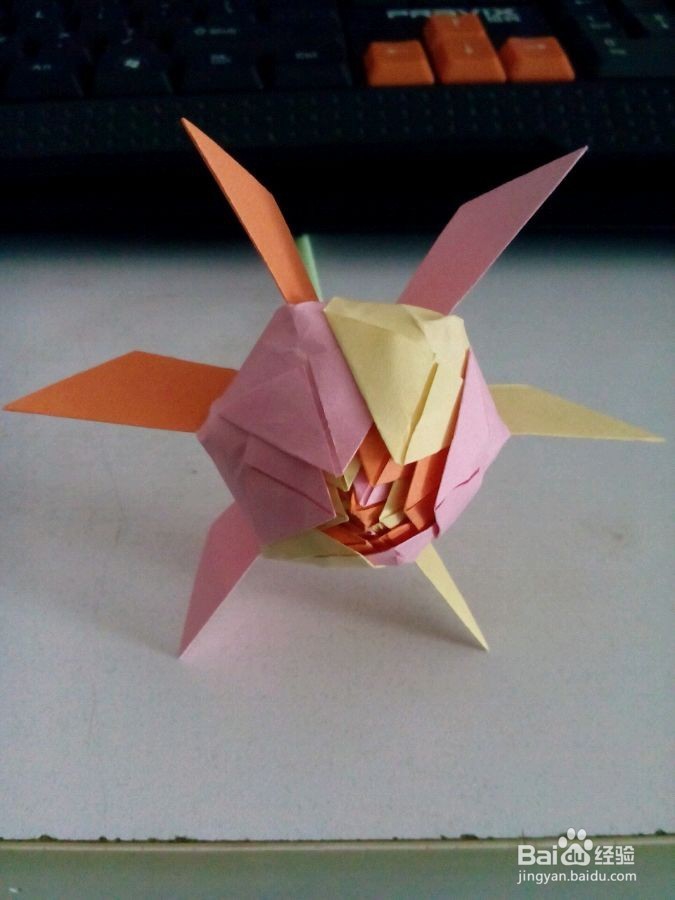 纸花折法,折纸花,钱花