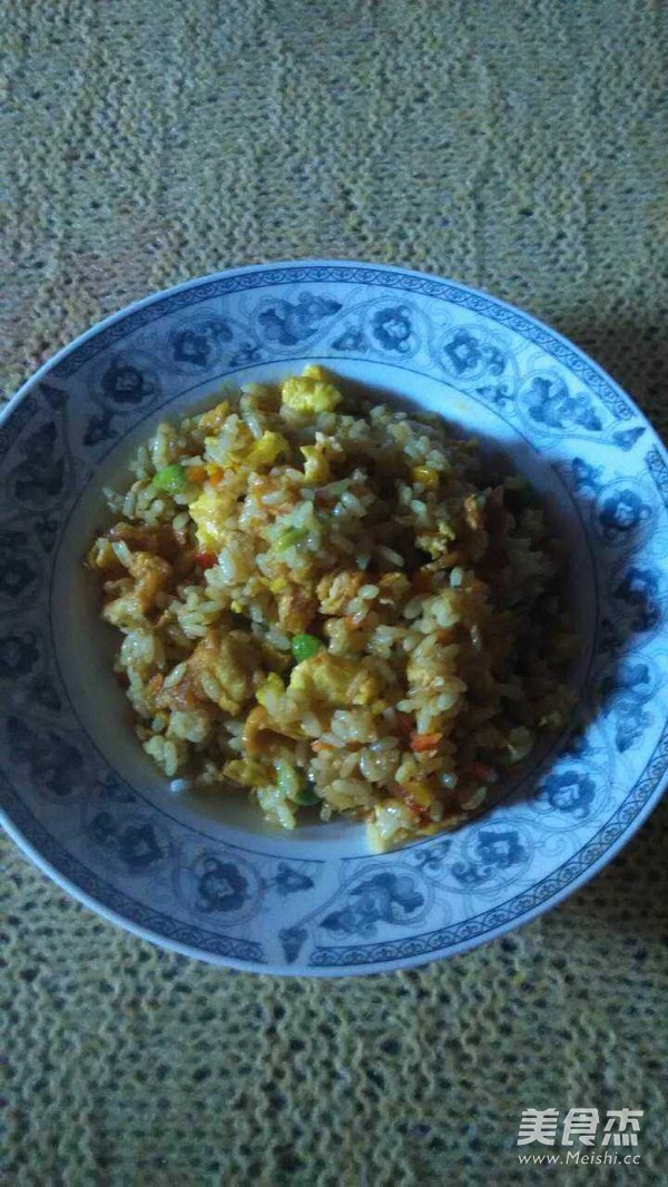 咖喱炒饭的做法