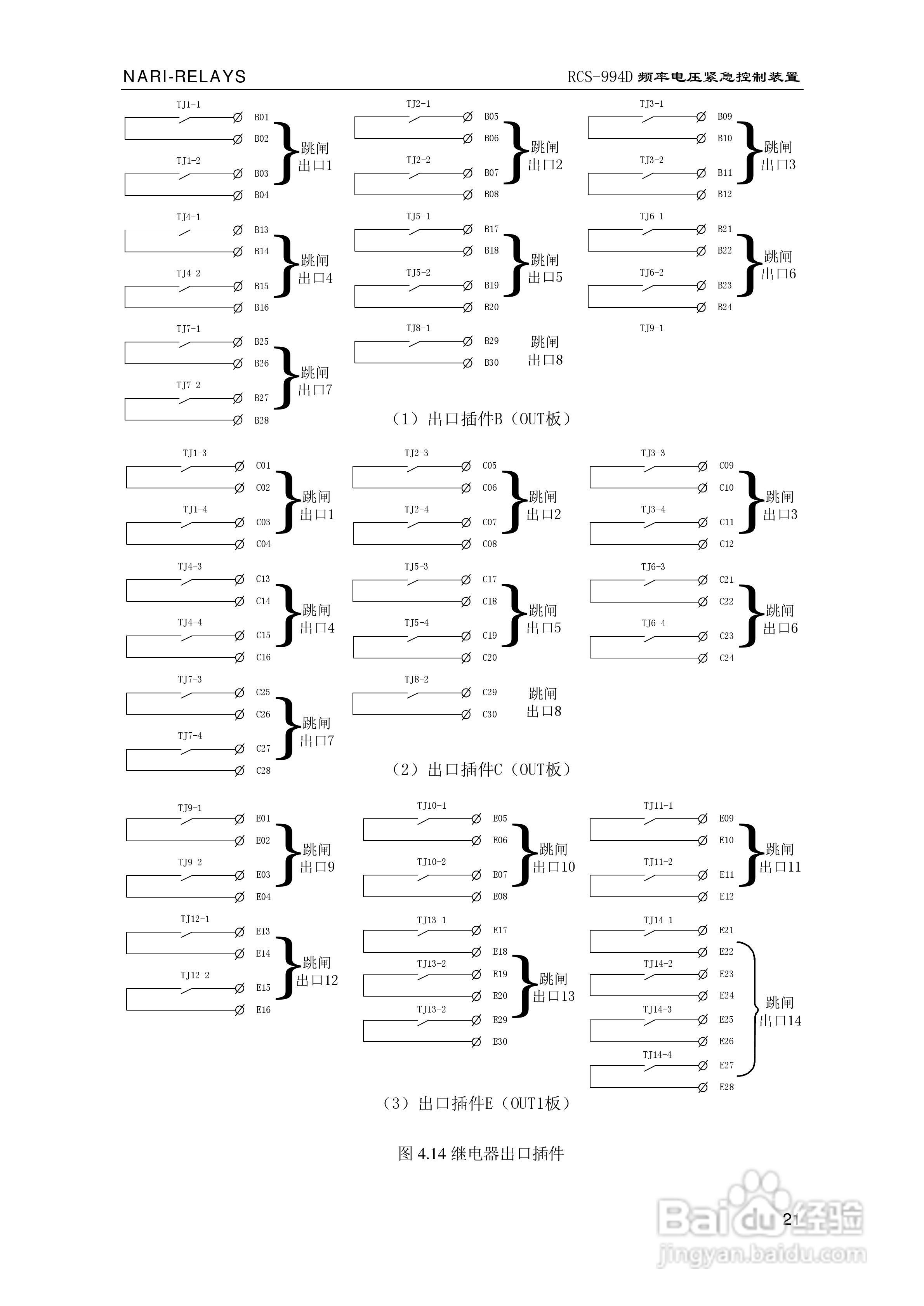 南瑞继保RCS-994D型频率电压紧急控制装置使用说明书:[3]