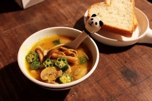 怎么做美味的秋葵蘑菇南瓜汤