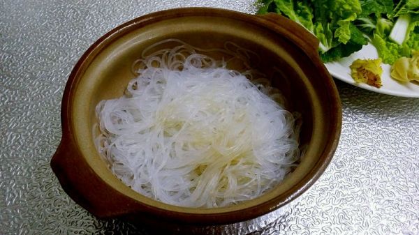 白菜豆腐粉丝虾