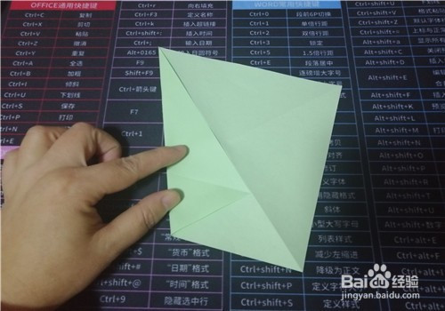 如何用纸折夹子