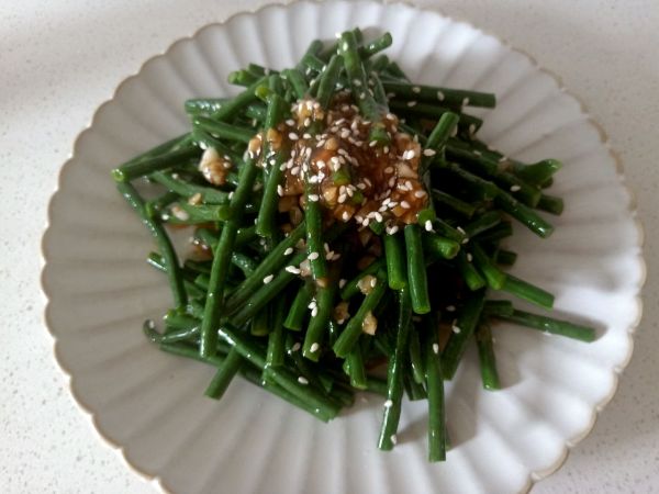 凉拌蒜香耗油豇豆