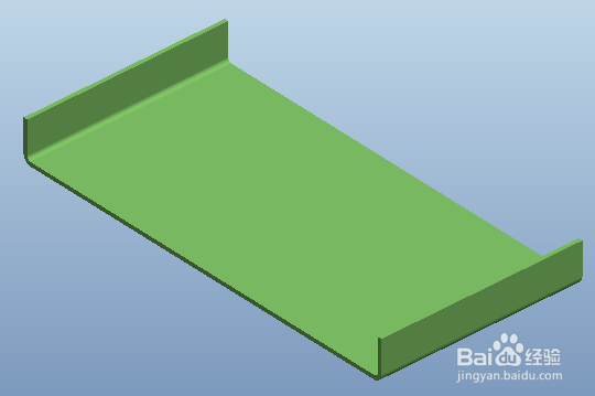 proe钣金平整壁偏移选项的使用