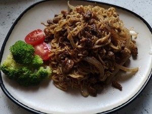 黑椒意大利方便面~