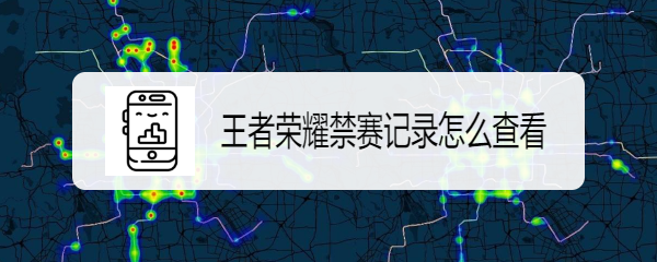 王者荣耀禁赛记录怎么查看