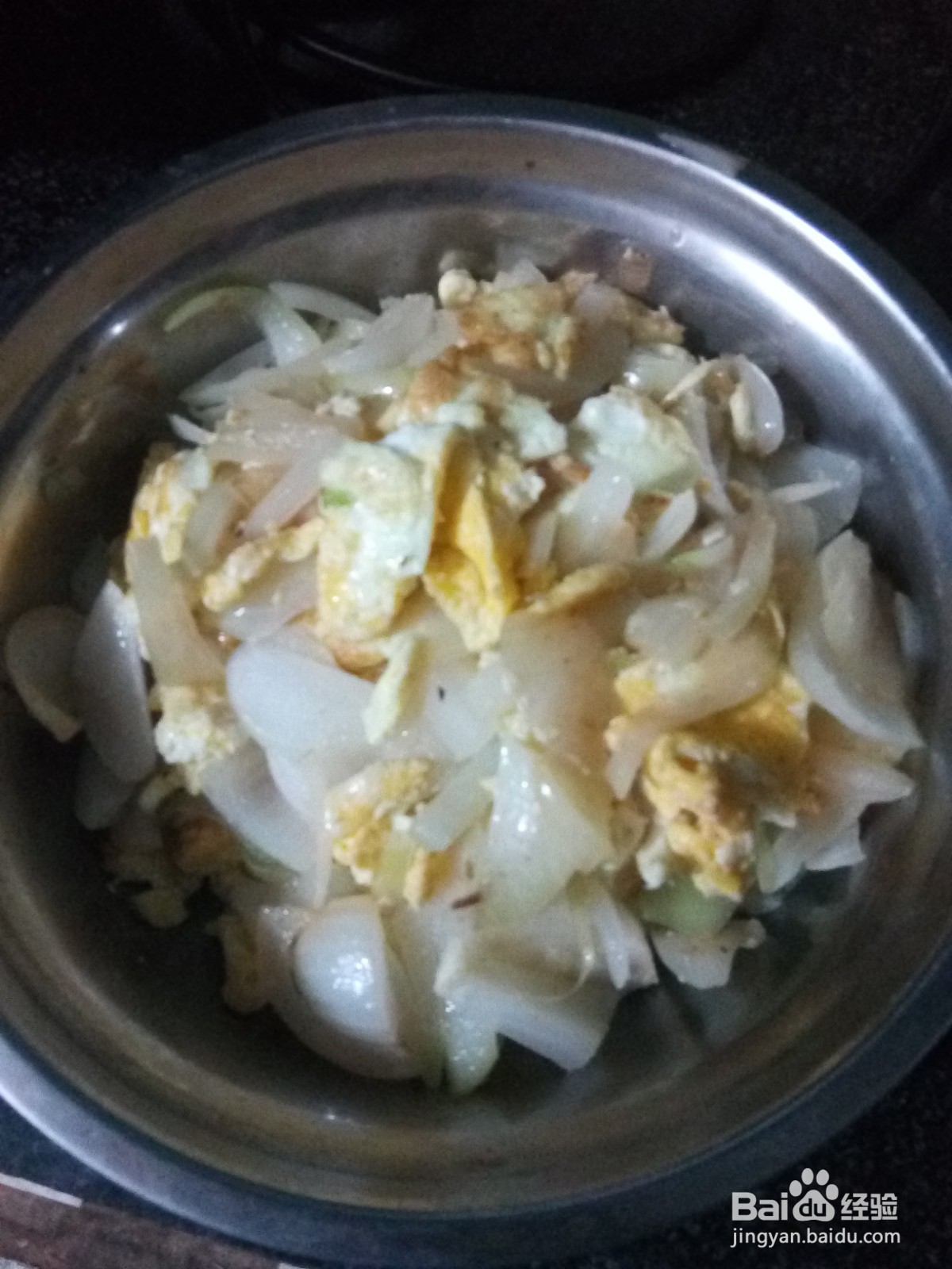 家常菜圆葱炒鸡蛋