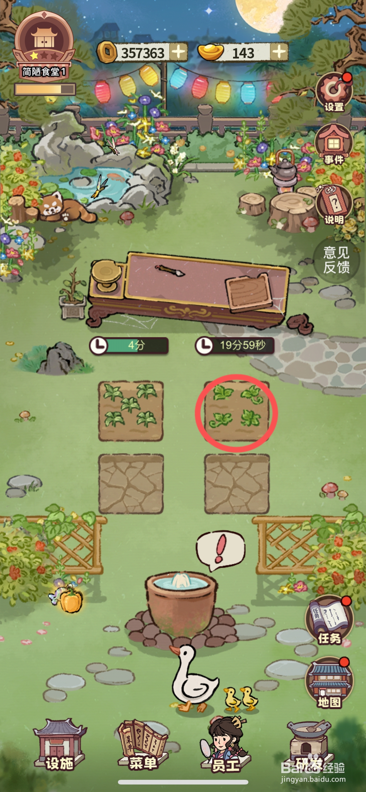 江南幸福客栈怎么在后院菜地中南瓜