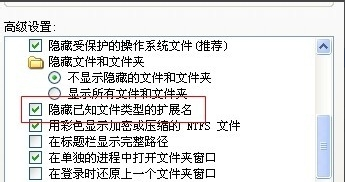 怎么样显示文件扩展名?
