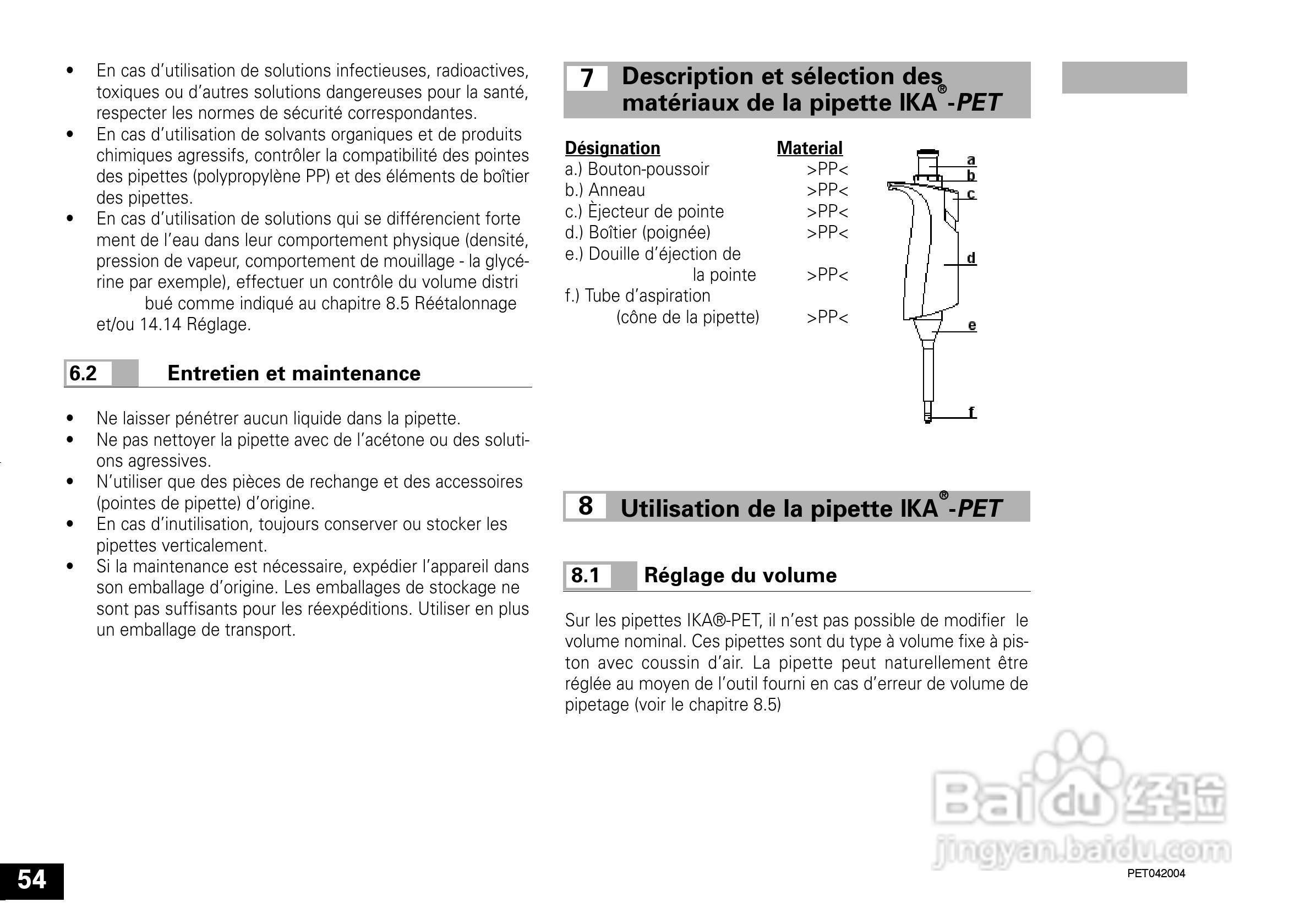 IKA IKA®-PET 50µl 定量移液器说明书:[6]