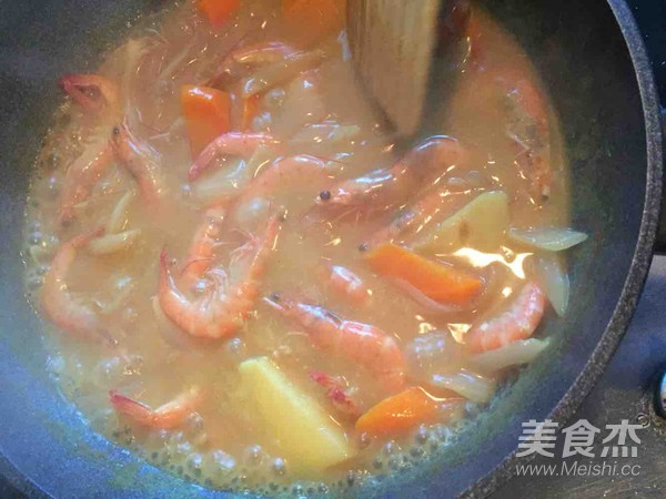 咖喱虾的家常做法