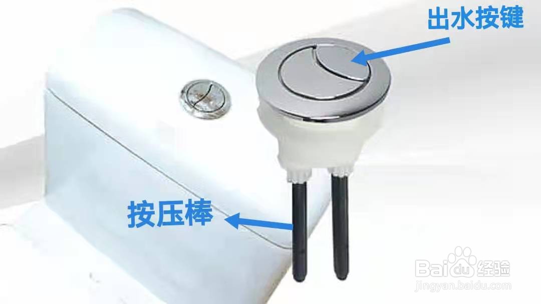 马桶按下去弹不上来一直流水怎么办