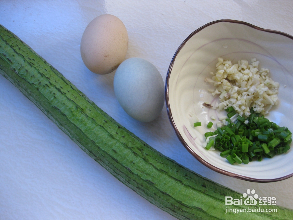 春季时令菜——丝瓜鸡蛋汤