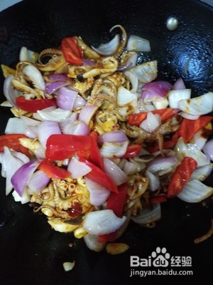 爆炒八爪鱼的做法