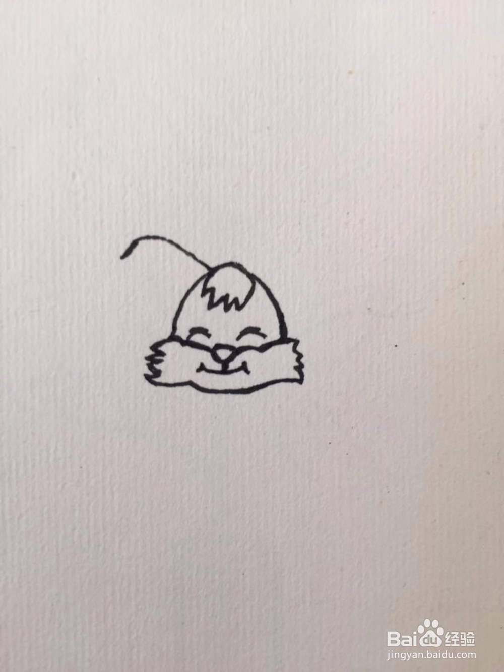 茉莉水彩手绘之抱着萝卜的兔兔