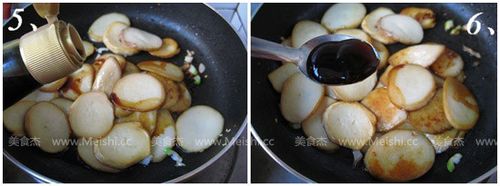 煎烧蚝油鲍菇片的作法