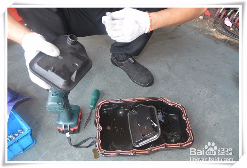 马自达自动变速箱换油保养,循环机换油