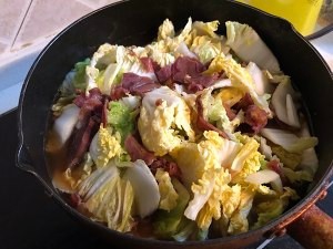 养生食补番茄芡白菜豆腐丝