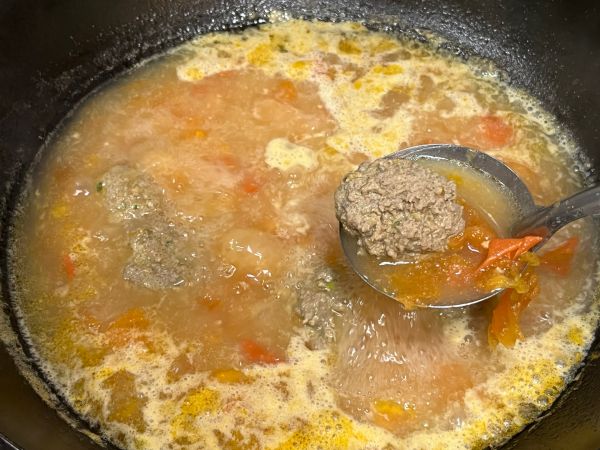 番茄牛肉丸子汤