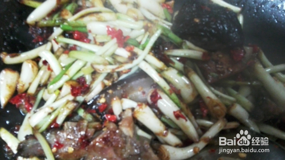 家常菜&荞头干椒炒腊肉