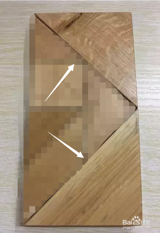 用一副七巧板拼出一个长方形的方法