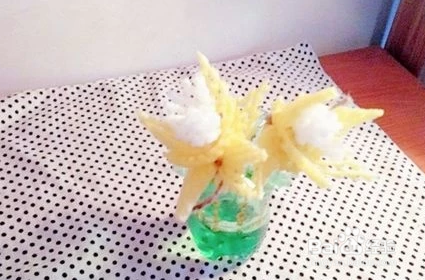 泡沫网套做花朵教程